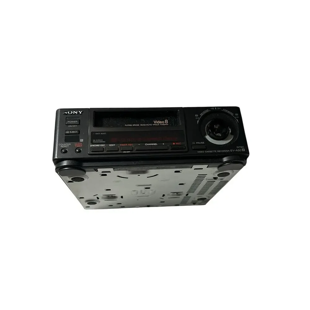 Sony EV-A50 Video8 8mm VCR Video Cassette Recorder PARTS ONLY w/Manual +Remote